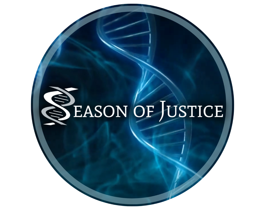 Season of Justice logo with DNA helix