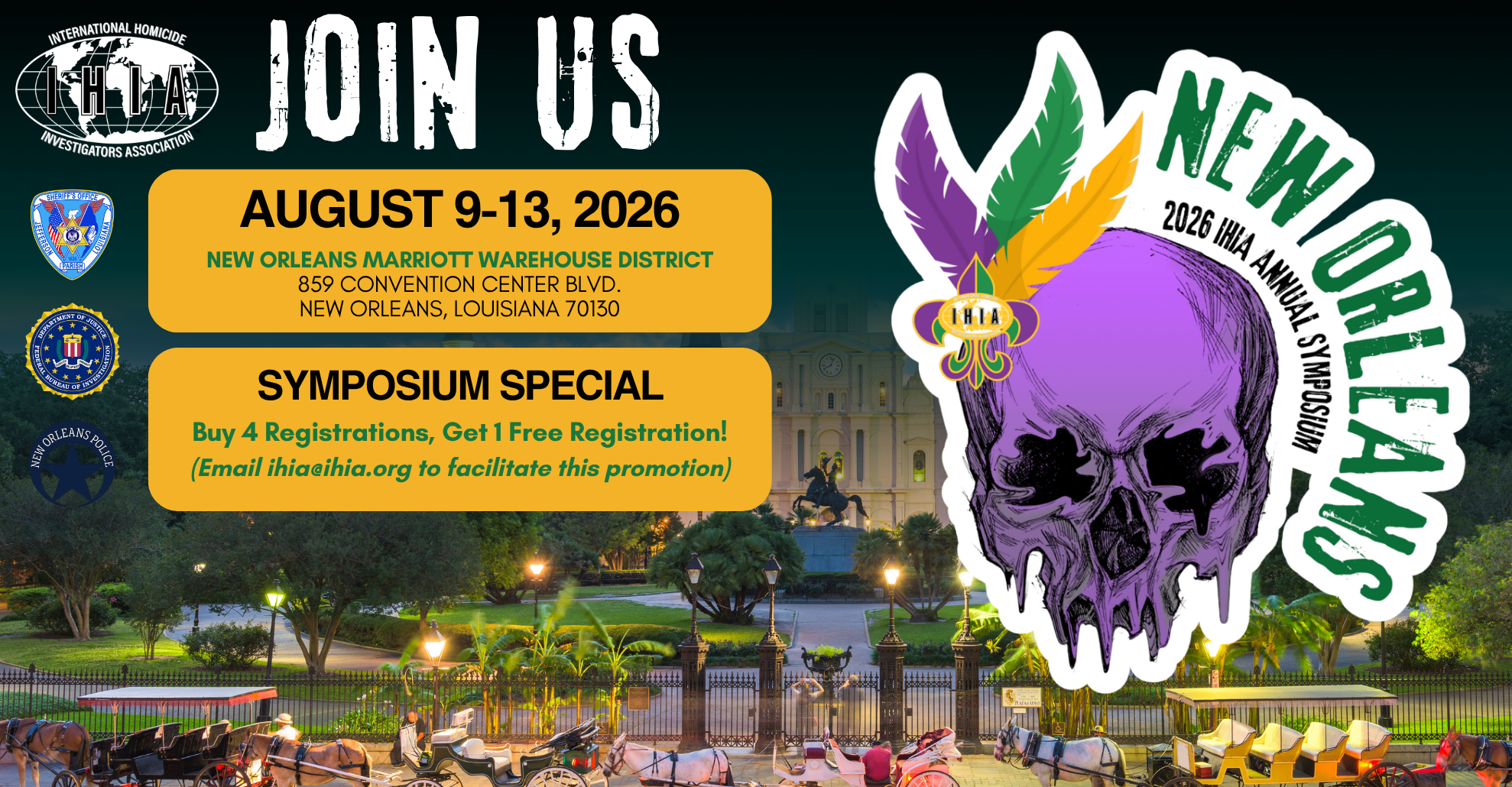 2026 IHIA 32nd Annual Training Symposium - New Orleans, Louisiana